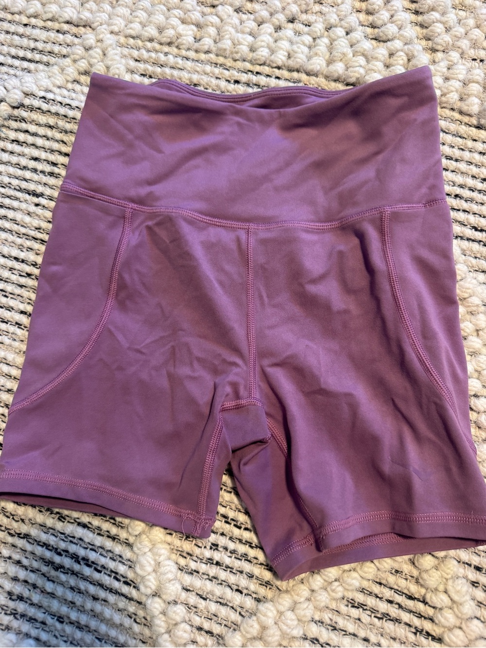 HOKA Women’s High-Waist Athletic Shorts - Mauve